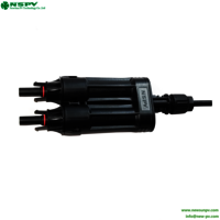 TUV Certified IP68 Waterproof Solar Branch Fuse Connectors 2 Female 1 Cable Type