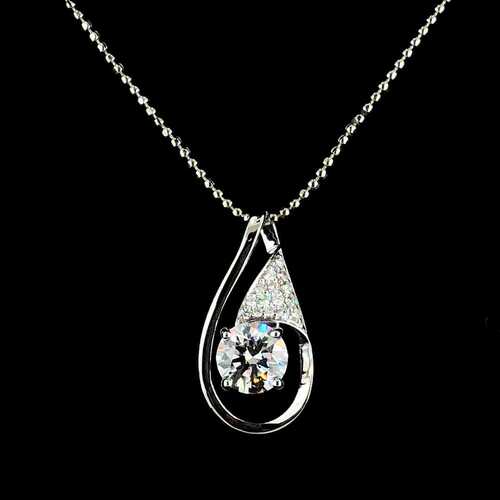 Solitaire Diamond Necklace Pendant