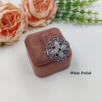 Stylish Designer Fancy American Diamond Ring