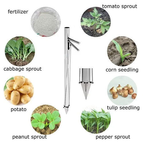 Single Cone Vegetable Transplanting Device