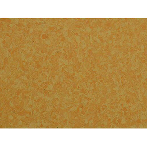 Anti-Slippery 6023 Muskmelon Homogeneous Vinyl Flooring