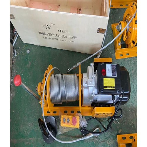 Heavy Duty Single Phase Electric Winch Capacity: 0.5-1 Ton/Day