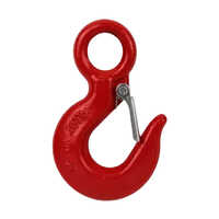 G80 Eye Sling Hook - Alloy Steel, 6 Mm To 16 Mm Size Range, Color Coated Surface, 0.32 To 3.67 Kg Weight, Strong And Durable For Industrial Use, Warranty Included