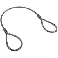 Wire Rope Sling - 1-100 Tonnes Lifting Capacity, Up to 100 Meters Length, Durable & Strong Design with Warranty