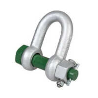 Nut Bolt Type D Shackle - Alloy Steel, Size 1/4 Inch To 3 Inch | D Shape Design For Rigging, Hoisting, And Cargo Securing