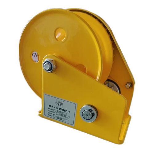 1200-2600 LBS Yellow Manual Hand Brake Winch