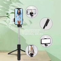 PORTABLE FOLDABLE SELFIE STICK WITH REMOTE CONTROL