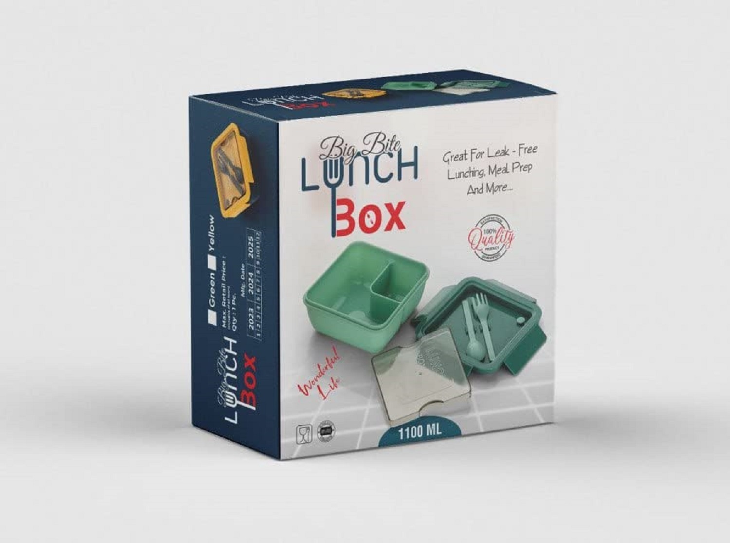 1100 ML BIG BITE LUNCH BOX