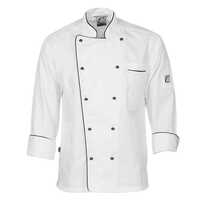 Chef Coat - Premium Cotton, Plus Size & Washable | Unisex Full Sleeves in Pristine White for All Seasons
