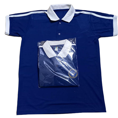 Crepe Royal Blue School Uniform T-Shirt