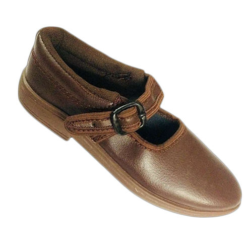 Brown Oxford Leather School Belly Shoes