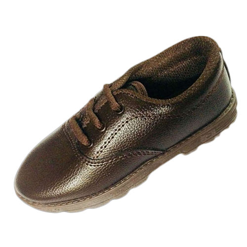 Brown Oxford Leather School Shoes