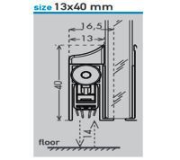 Automatic Drop Down Seals Self Extinguishing Profile