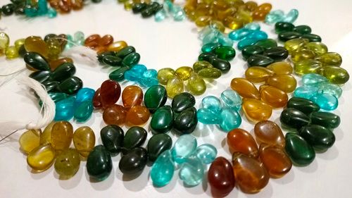 Natural Multi Apatite Pear Shape Plain 4X6mm to 5X7mm Per Strand 8 Inch Long