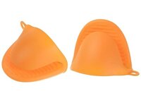 Oven Mitt - Silicone, 7x5 Cm, Orange | Heat Resistant, Safe Grip For Hot Cookware, Easy Slip-on Design, Convenient Hanging Options