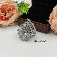 Elegant Fancy American Diamond Ring