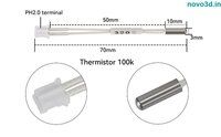 Creality Thermistor Cartridge K1/K1 Max for 3D Printer