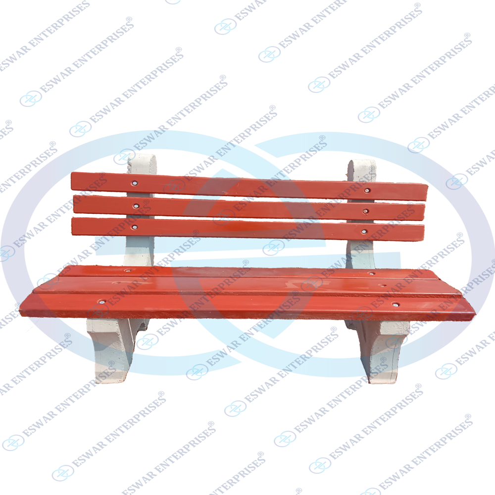 Cement 3 Seater Concrete Park Bench