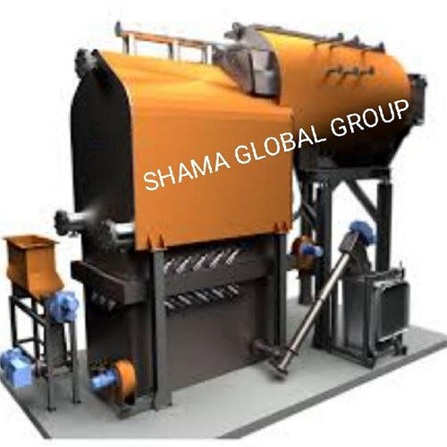 Yellow Biomass Fire Steam Boiler