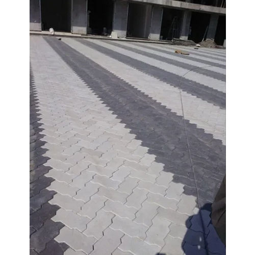 Black Interlocking Paver Block