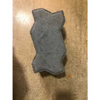 Zig Zag Paver Block - Color: Black