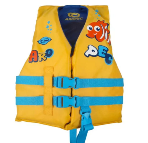 Yellow Aropec Foam Kids Life Jacket, For Sea Patrolling/Kids Life Jacket/