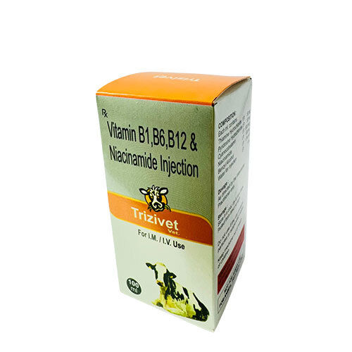 Trizivet Vitamin B1 500mg, Vitamin B6 500mg, Vitamin B12 500mcg Niacinamide 100mg