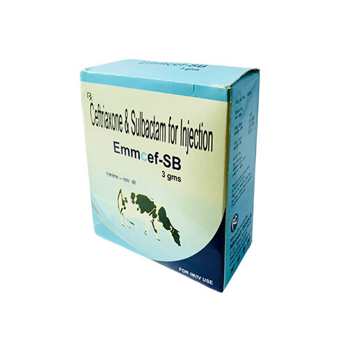 Emmcef-SB 3Gm Ceftriaxone 2GM & Sulbactum1GM