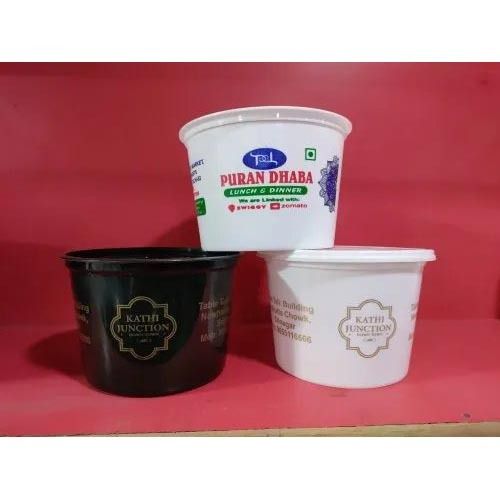 PRINTED PLASTIC FOOD CONTAINER