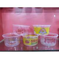 Round Sealing Container 500ml - Plastic, 300ml Size, Transparent Color - Round Shape, Versatile Food Packing Solution, Customizable Options Available