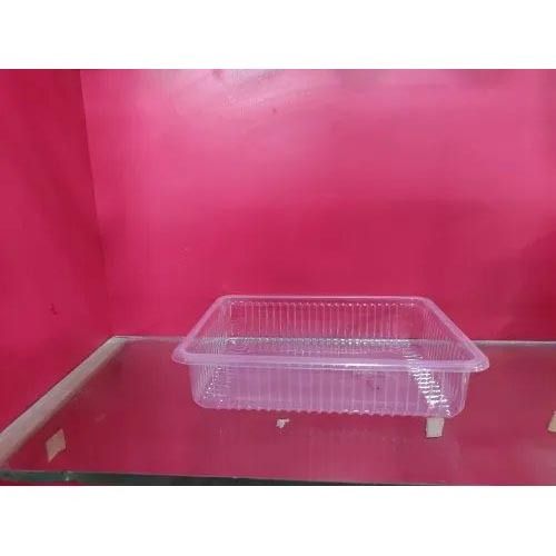 Transparent 500Gm Sealing Rectangle Tray