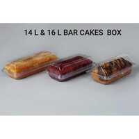 Hing Cake Box - Rectangle Shape, Transparent Color, Eco-friendly Pet Material | Single Compartment, Flat Finishing, Ideal For Burgers And Sandwiches