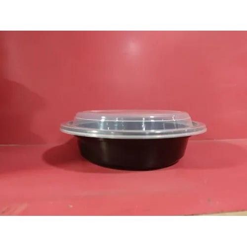 Black Round Food Container Ro-16(450ml)