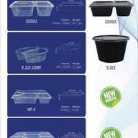 Disposable Plastic Bento Box - 250 Ml, Multicolour, Tamper-proof Food Container