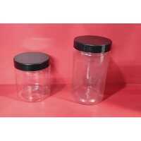 Pet Zar And Matka Jar 83 Dia - 250 Ml Square Pet Jar, Transparent Multicolor With Customisation Available, Tamper Proof Food Packing
