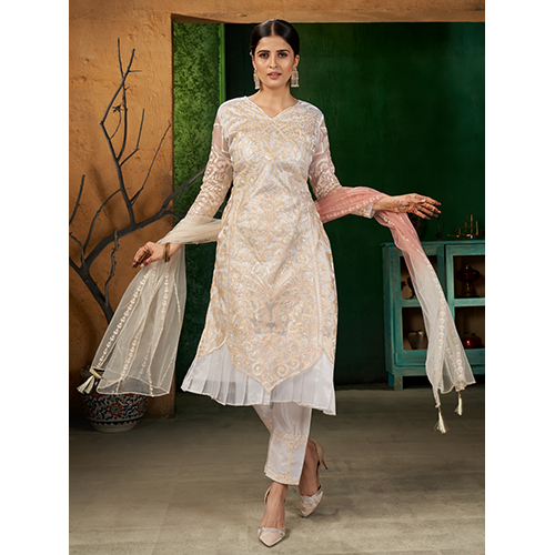 White Color Pakistani Suit