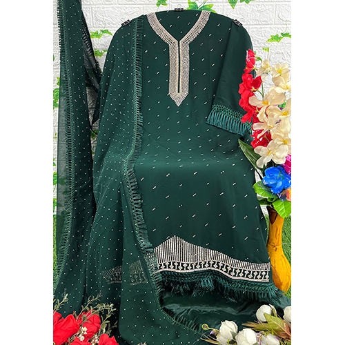 Green Color Pakistani Suit