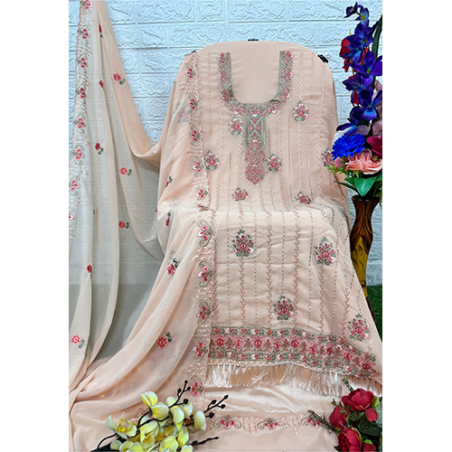 Peach Color Indian Punjabi Suit