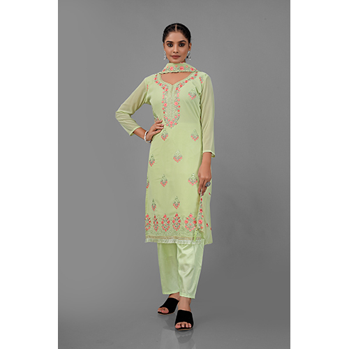 Pista Color Indian Punjabi Suit