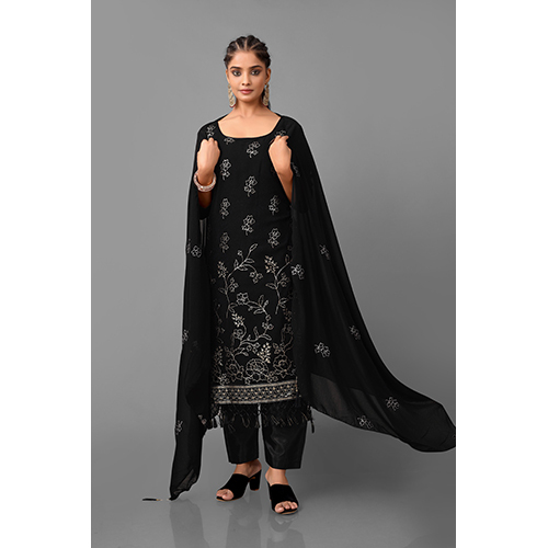 Black Color Indian Punjabi Suit