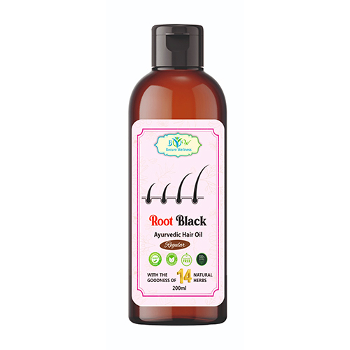 200ml Root Black Ayurvedic Hair Oil