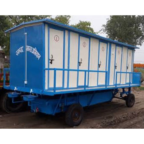 10 Seater FRP Mobile Toilet