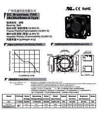 Mega Customization 38x38x28mm Small Plastic 12V Cooling Fan for Industrial Automation