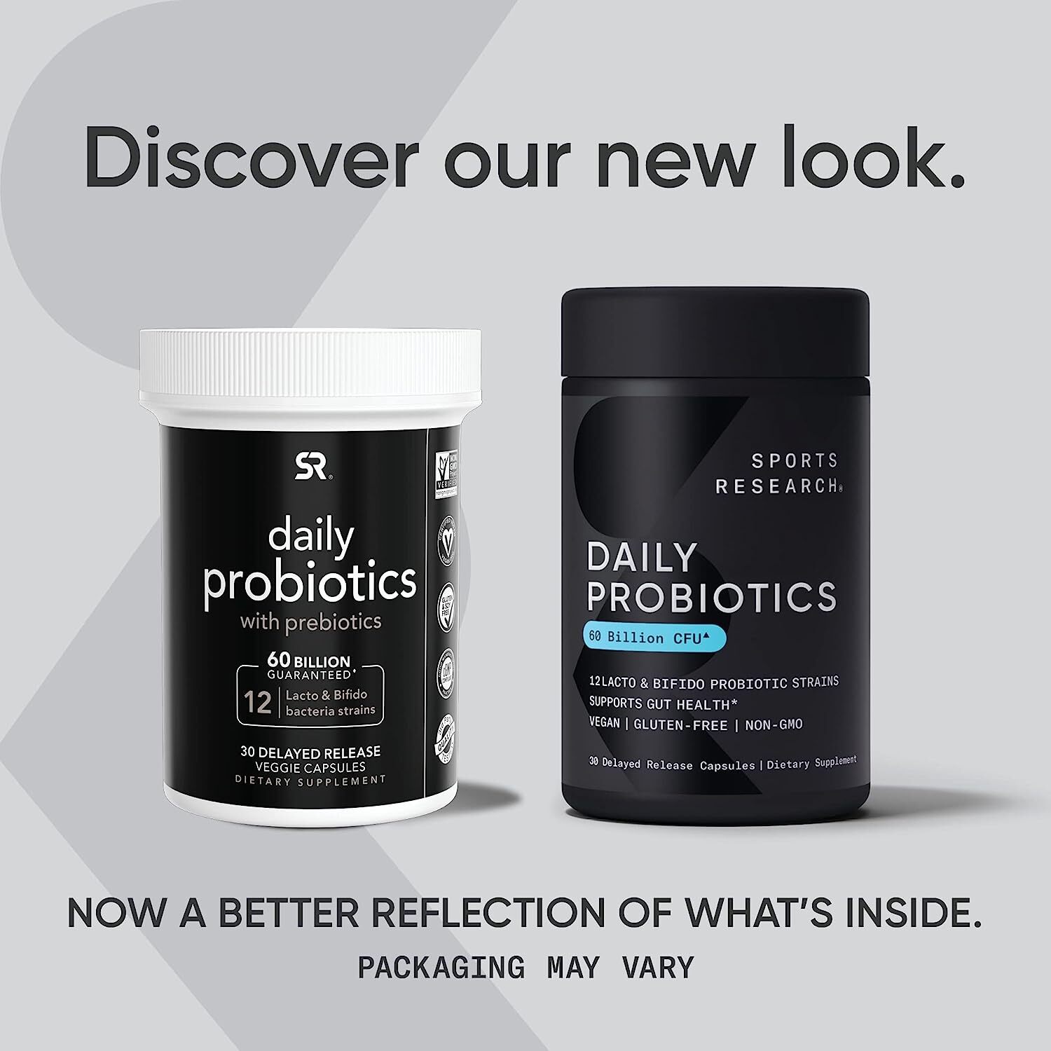 Sports Research Daily Probiotics with Prebiotics, 60 Billion CFU - 30 Count
