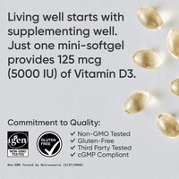 Sports Research Vitamin D3 5000 IU with Coconut MCT Oil  125mcg, 360 Liquid Softgels