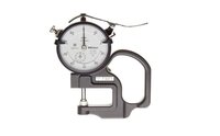 Mitutoyo Dial Thickness Gauge Flat Anvil Precision Measuring Tools - Color: Silver/white