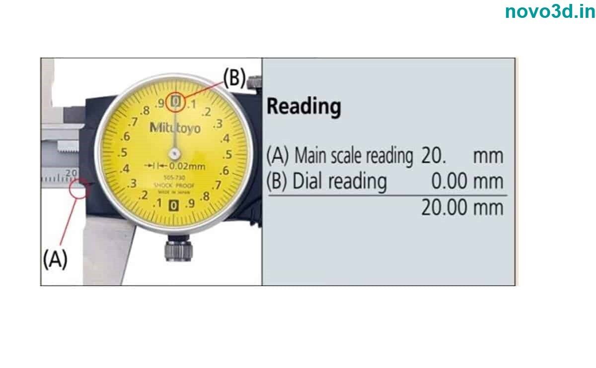 Mitutoyo Dial Vernier Caliper 0-150 mm/0-200 mm of measuring tools