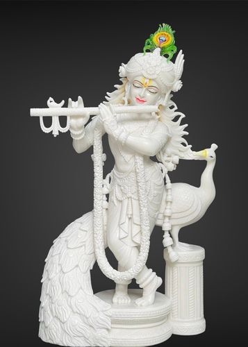 Marble Krishna Statue