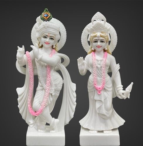 Marble Radha krishn Moorti