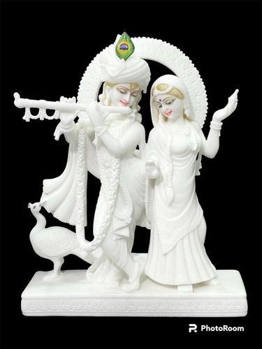 Marble Radha Krishna Statue